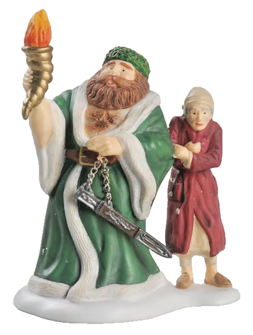 Dept 56 Christmas Carol Ghost of Christmas Present Visits Scrooge 58538 Retired